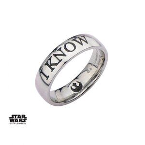 Star Wars "I Know" Stainless Steel Ring